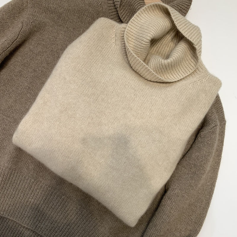 Pull col roulé loose réconfortant